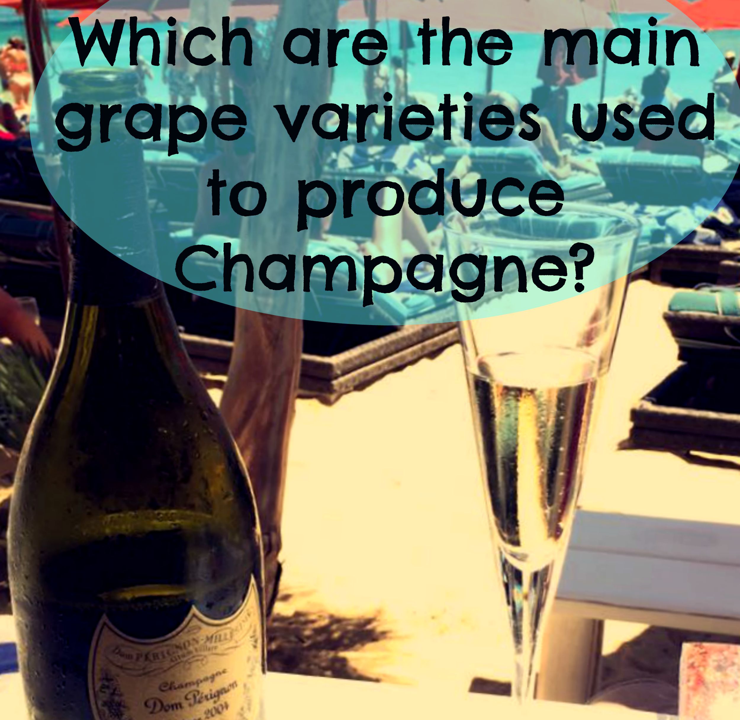 Which are the main grape varieties used to produce Champagne? 