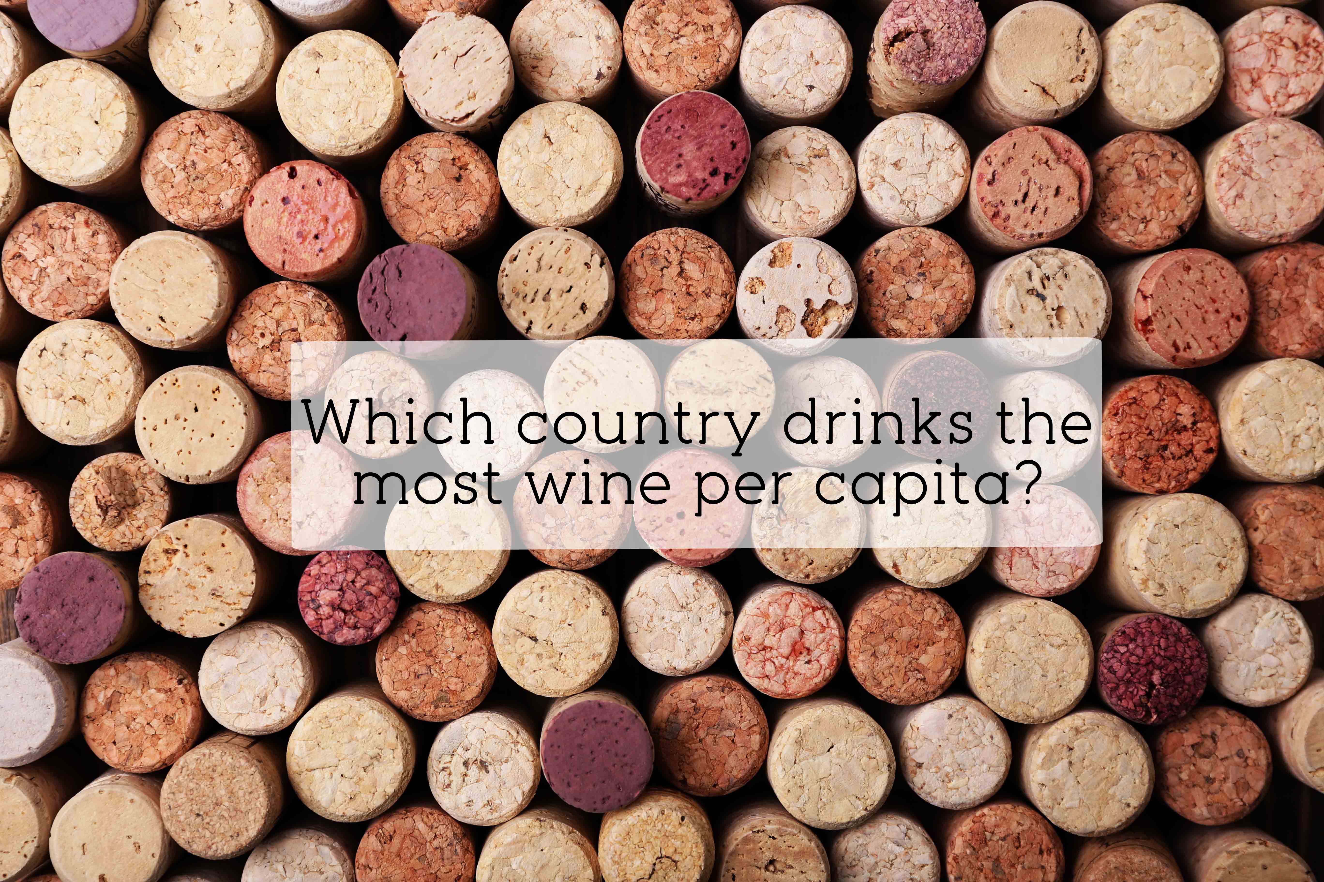 Which country drinks the most wine per capita?