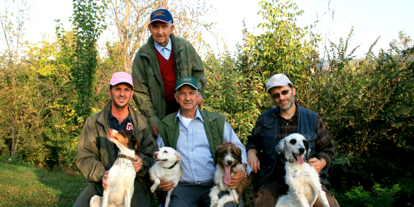 Truffle Hunting Dogs and Handlers