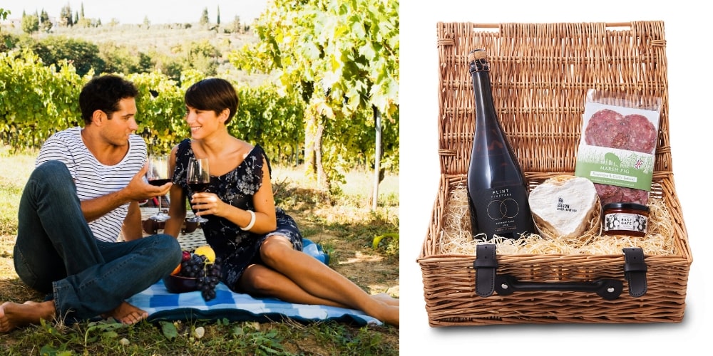 Flint Vineyard Hamper, The Perfect Valentine’s Day Gifts for Wine Lovers, Winerist