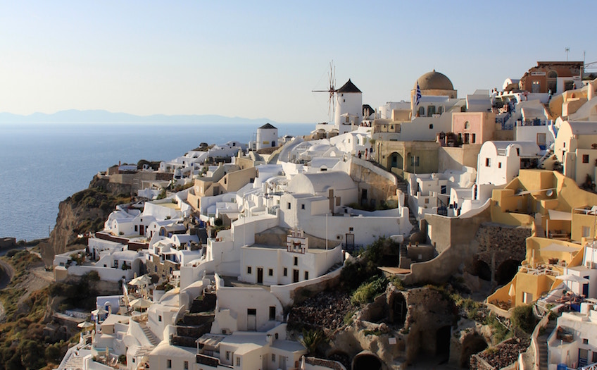 Santorini in the sun