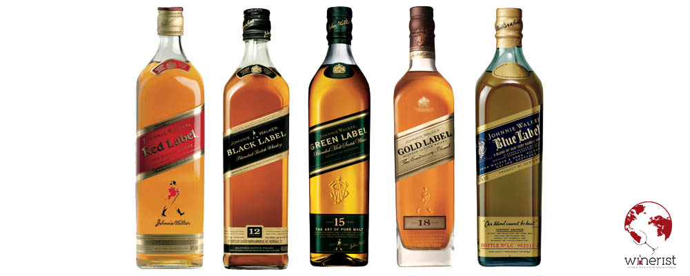 Johnnie Walker bottle range