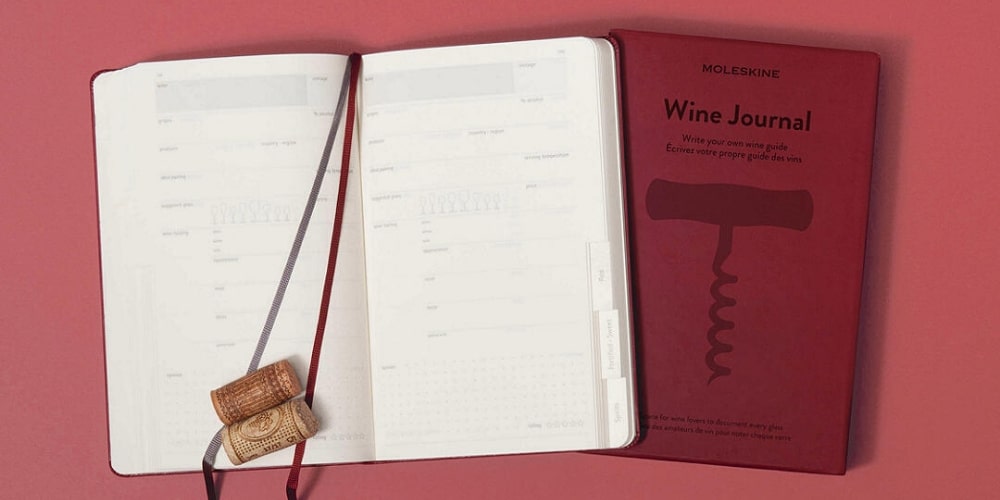 Moleskine Passions Wine Journal, The Best Books for Wine Lovers this Christmas, Winerist