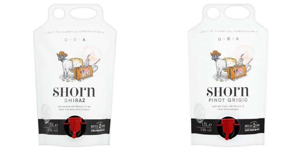 Shorn Shiraz Wine Pouch winerist.com