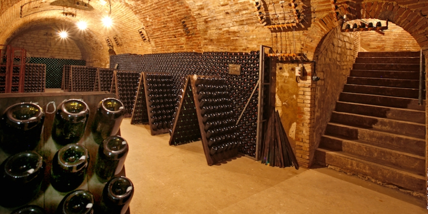 Champagne cellar