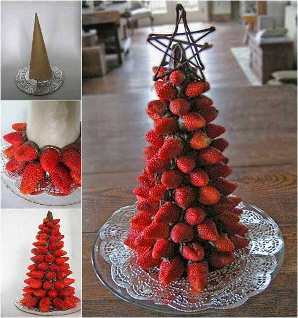 Strawberry Christmas Tree