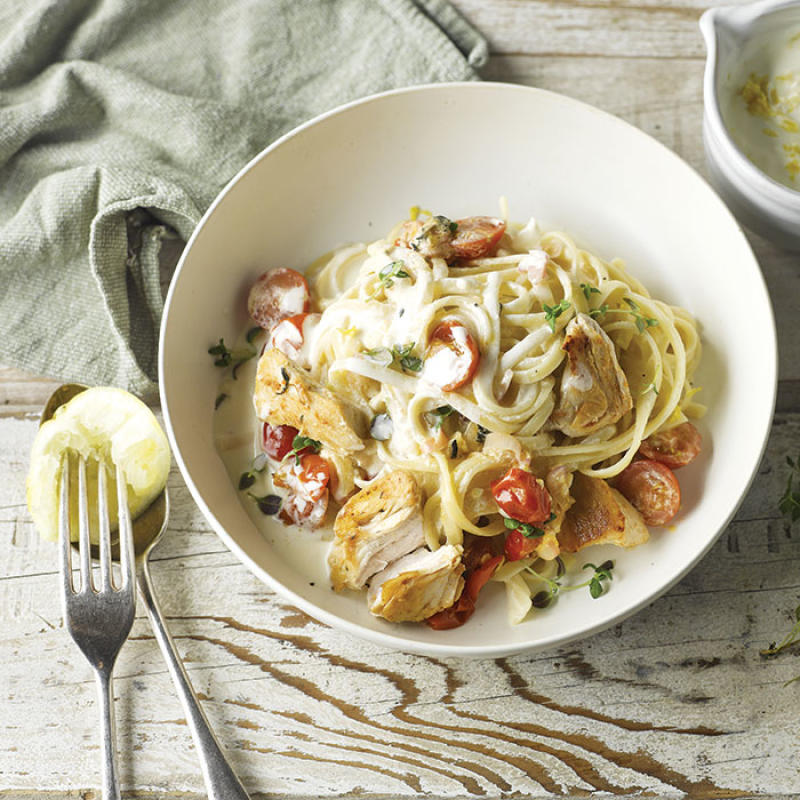 Fettucine con Pollo