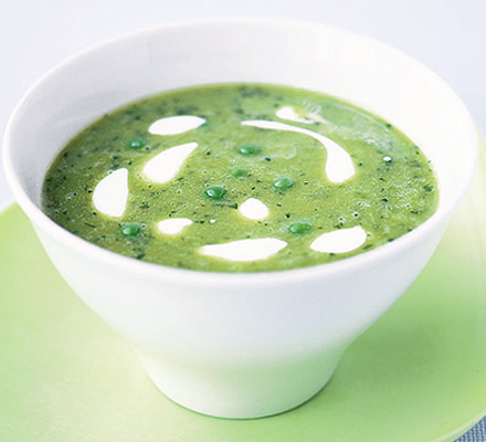 Spring Food and Wine Matching - Pea and Mint Soup and Chardonnay