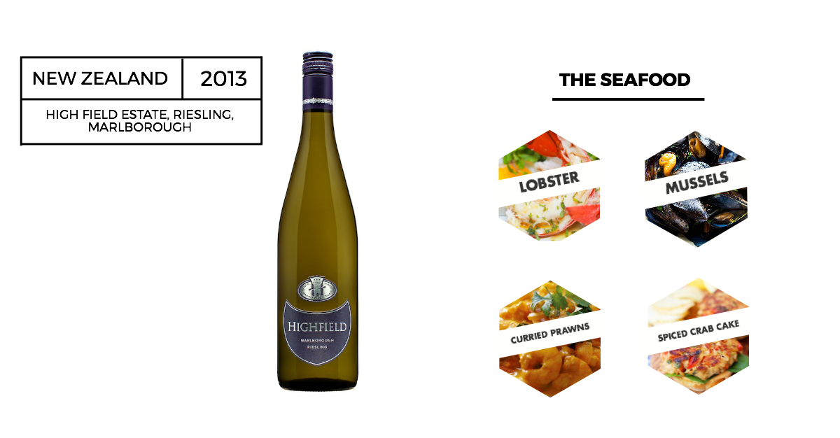 Wine and seafood pairing