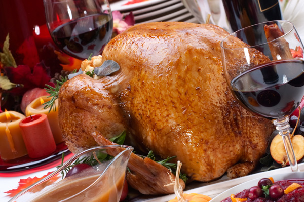 Beaujolais wine paired with turkey