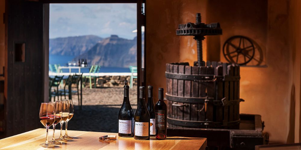 best wine tours in Santorini