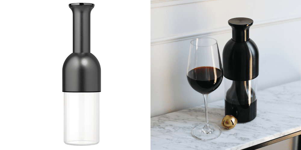 Keep wine fresh after opening bottle eto preserver decanter graphite