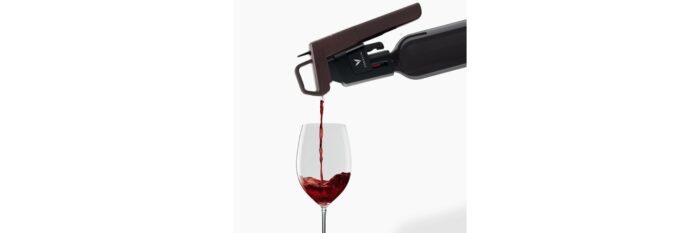 Coravin pouring Red wine into a wine glass